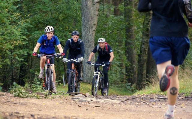 BTT en el bosque